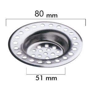 REJILLA FILTRO ACERO INOX CAZOLETA