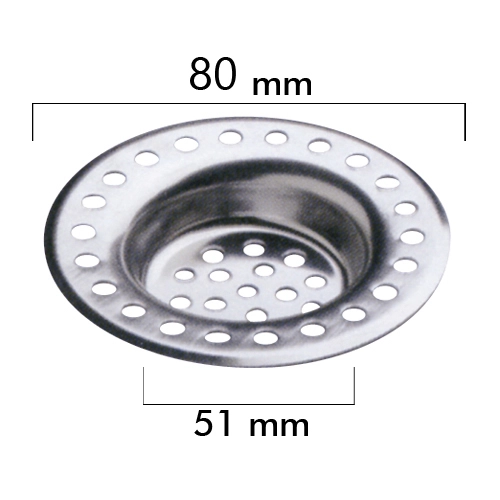 REJILLA FILTRO ACERO INOX CAZOLETA