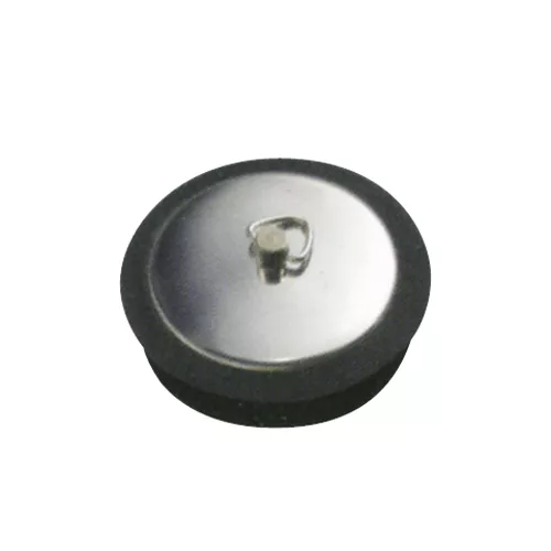 TAPON GOMA CHAPA ACERO INOX.28MM