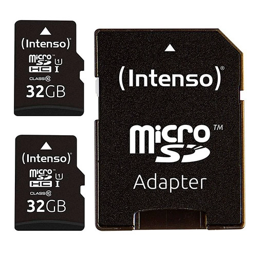 MICRO SDHC 32GB UHS PACK 2UDS. INTENSO