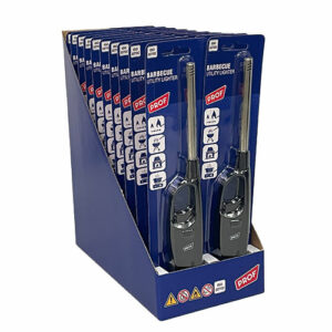 MECHERO BARBACOA BLISTER EXPOSITOR 20UD.