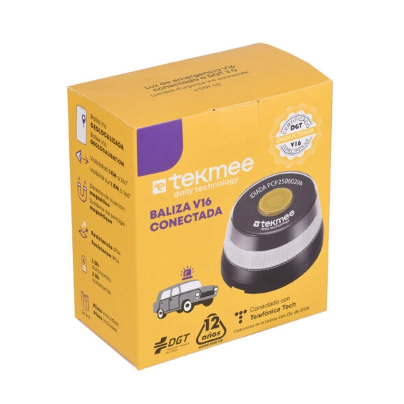 BALIZA EMERGENCIA V16 CONECTADA TEKMEE - Image 5