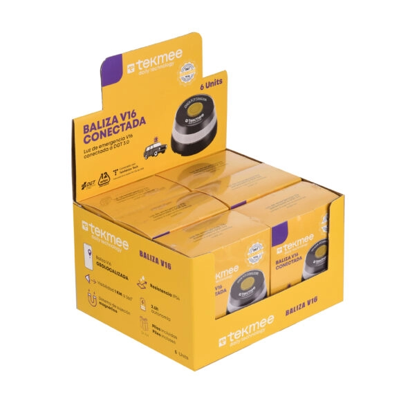 BALIZA EMERGENCIA V16 CONECTADA TEKMEE - Image 6