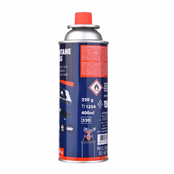 BOTELLA GAS BUTANO 220G SILVER MATCH - Image 2