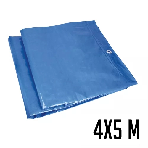 LONA PROTECCIÓN IMPER. AZUL 4X5M 120GR