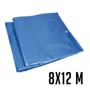 LONA PROTECCIÓN IMPER. AZUL 8X12M 120GR