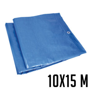 LONA PROTECCIÓN IMPER. AZUL 10X15M120GR