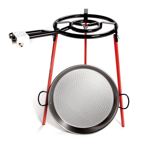 ECO SET PAELLERA DE 46CM+QUEMADOR+TRIPO