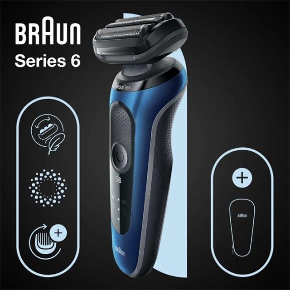 MAQUINA DE AFEITAR SERIES 6 AZUL BRAUN - Image 2