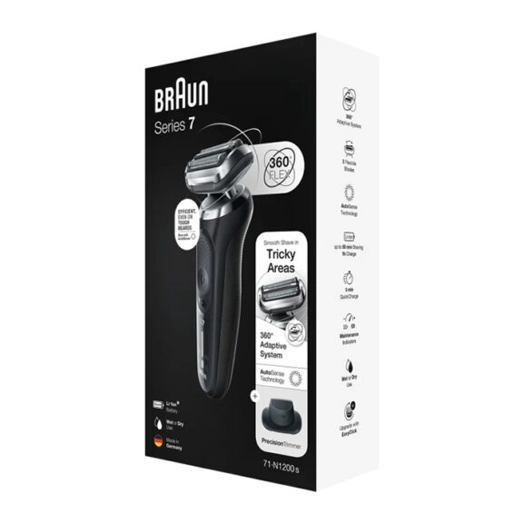 MAQUINA DE AFEITAR SERIES 7 NEGRA BRAUN - Imagen 7