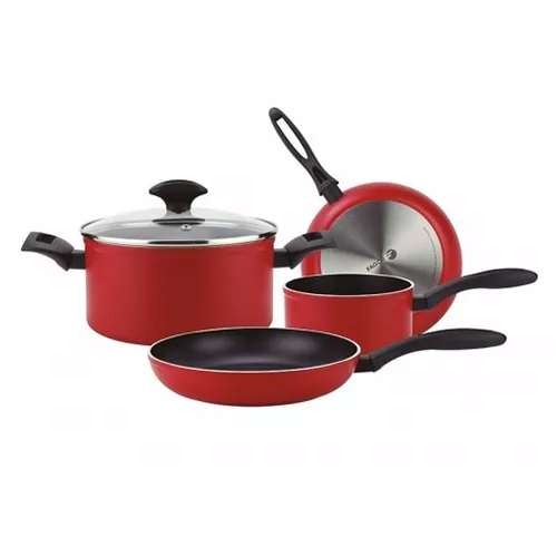 BATERÍA COCINA MAXIMA ROJA 5PIEZAS FAGOR