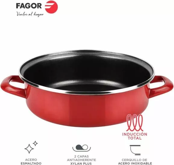 BATERÍA COCINA MAXIMA ROJA 5PIEZAS FAGOR - Image 4