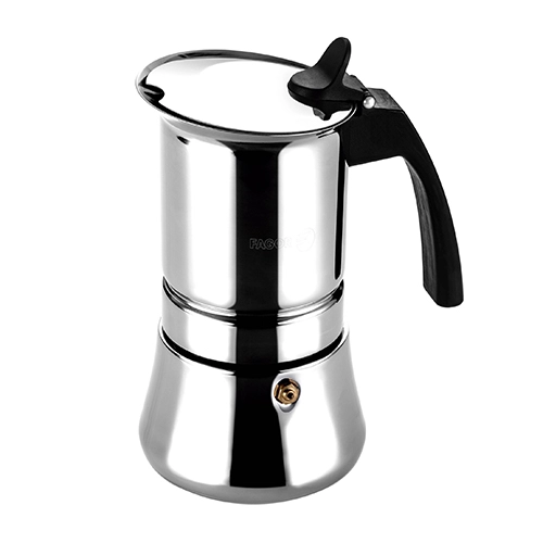 CAFETERA ACERO INOX. INDUCCIÓN 6 TAZAS