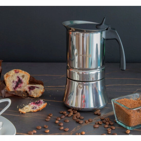 CAFETERA ACERO INOX. INDUCCIÓN 6 TAZAS - Image 7