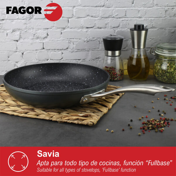 SARTEN ALUMINIO FORJADO SAVIA 28CM FAGOR - Image 2