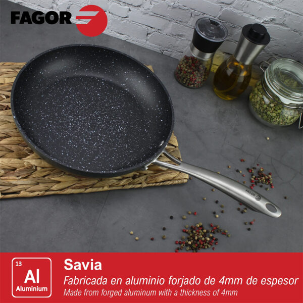 SARTEN ALUMINIO FORJADO SAVIA 28CM FAGOR - Image 3