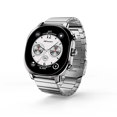 SMART WATCH AMOLED AIX PLATA HIFUTURE