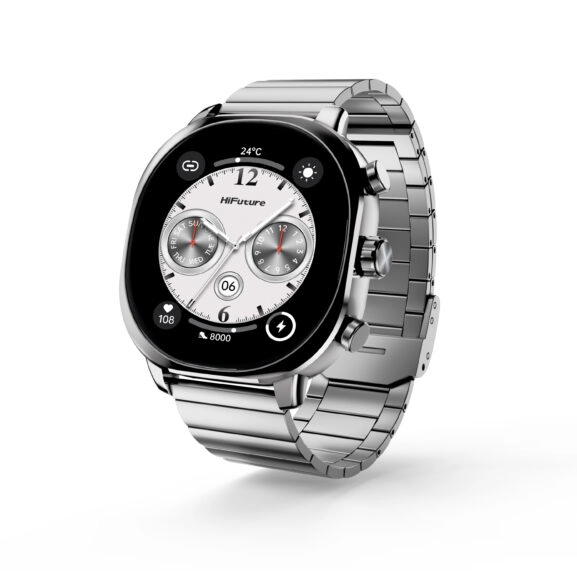 SMART WATCH AMOLED AIX PLATA HIFUTURE - Image 2