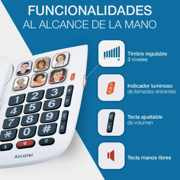 TELEFONO FIJO SOBREMESA ALCATEL - Image 8