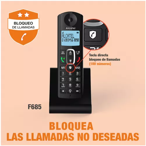 TELEFONO INAL. DECT TECLON BLOQUEO ALC - Image 5
