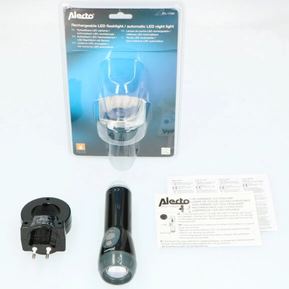LINTERNA NEGRA LED RECARGABLE ALECTO - Image 10