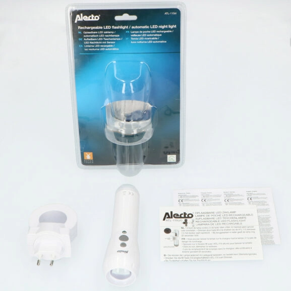 LINTERNA BLANCA LED RECARGABLE ALECTO - Image 7