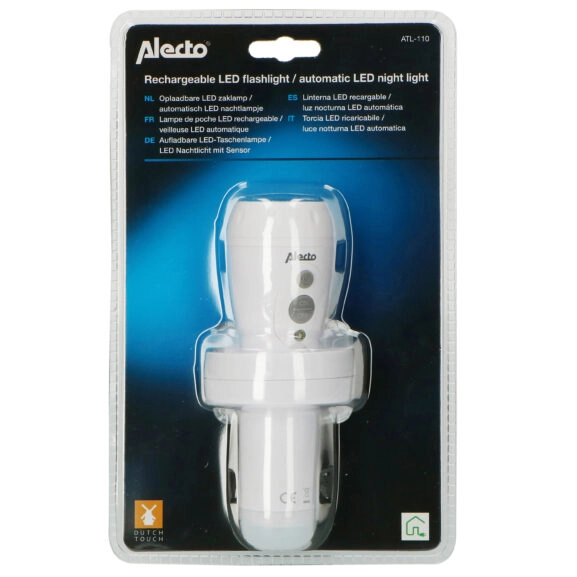 LINTERNA BLANCA LED RECARGABLE ALECTO - Image 8