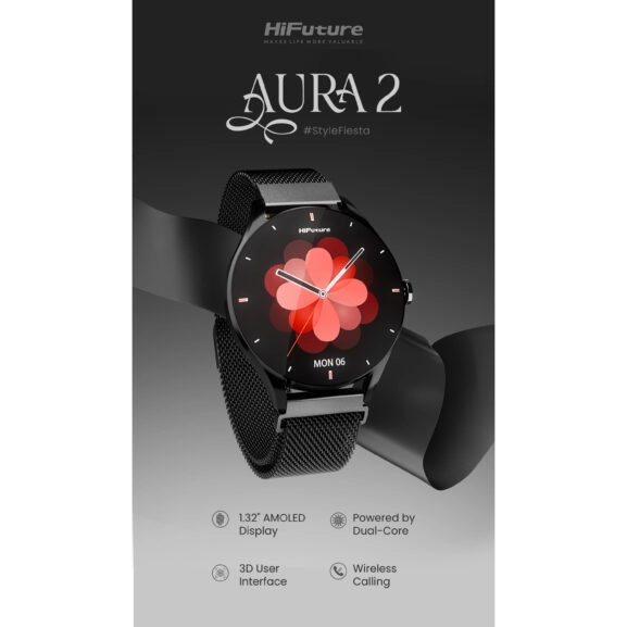 SMART WATCH AURA2 NEGRO HIFUTURE - Image 7