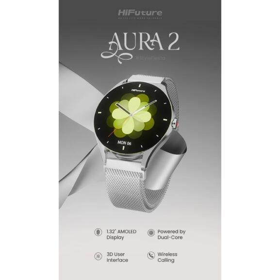 SMART WATCH AURA2 PLATA HIFUTURE - Image 7