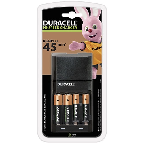 CARGADOR BATERÍAS R03/R6 4X DURACELL