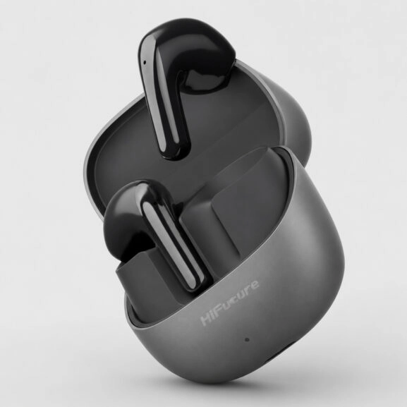 AURICULAR CHROMEBUDS GRIS METAL HIFUTURE - Image 2