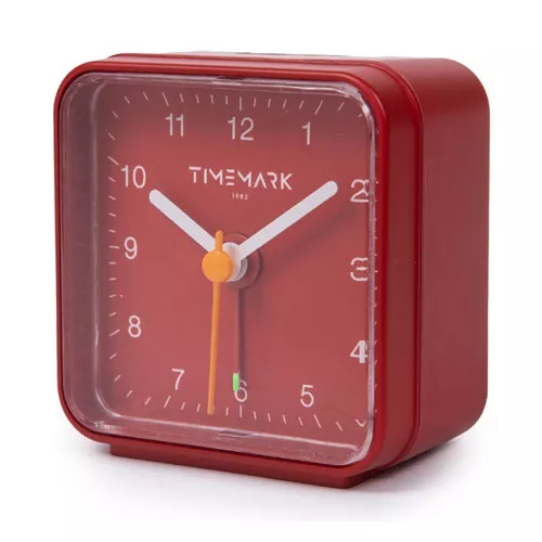 DESPERTADOR ANALÓGICO ROJO TIMEMARK