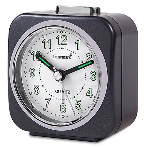 DESPERTADOR ANALÓGICO GRIS TIMEMARK