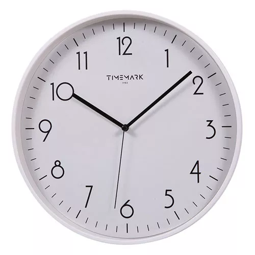 RELOJ PARED 30CM MARCO BLANCO TIMEMARK