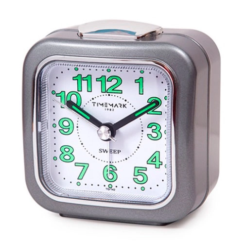 DESPERTADOR ANALÓGICO GRIS TIMEMARK
