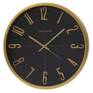 RELOJ DE PARED 34CM. NEGRO TIMEMARK