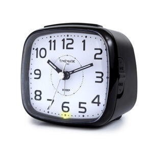 DESPERTADOR ANALÓGICO NEGRO TIMEMARK