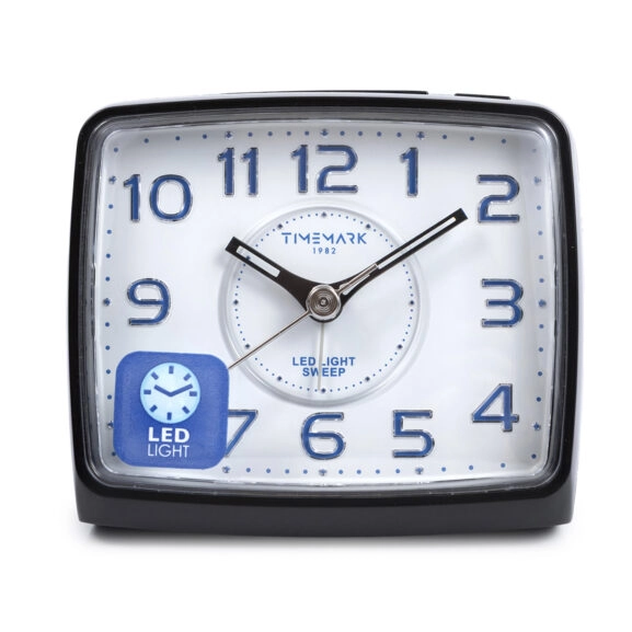 DESPERTADOR ANALÓGICO NEGRO TIMEMARK - Image 2