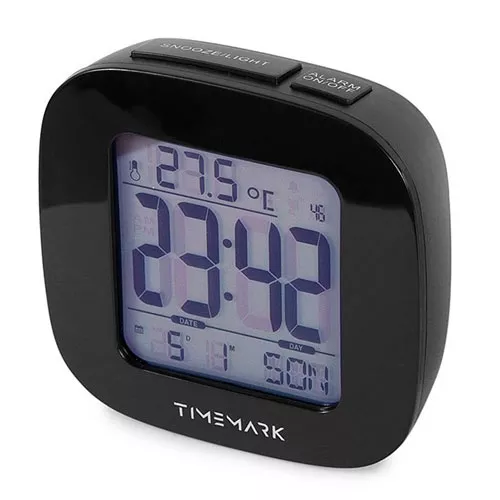 DESPERTADOR DIGITAL NEGRO TIMEMARK