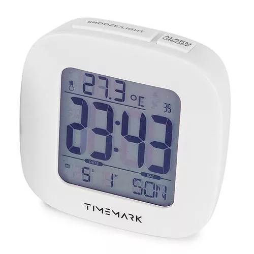 DESPERTADOR DIGITAL BLANCO TIMEMARK