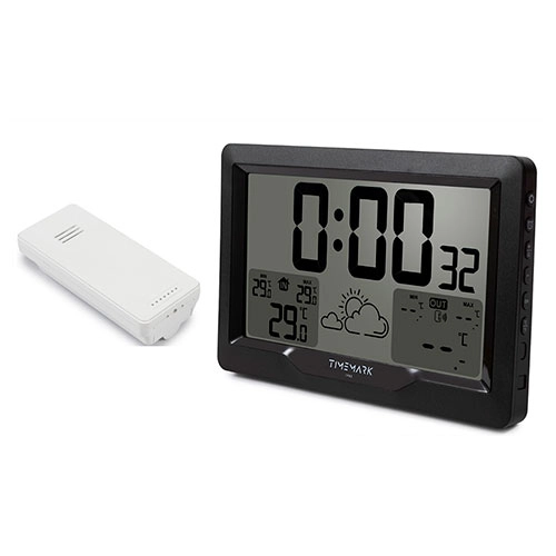 RELOJ DIGITAL ESTACIÓN METEOROLÓGICA