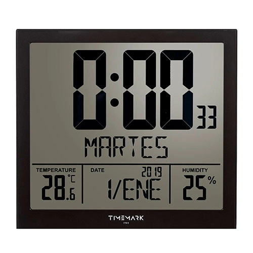 RELOJ DIGITAL ESTACIÓN METEOROLÓGICA