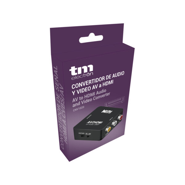 CONVERTIDOR SEÑAL AV 3xRCA A HDMI USB - Image 8