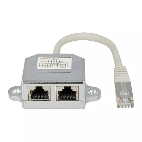 ADAPTADOR RJ45 M - 2X RJ45 H