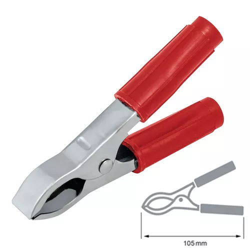 PINZA COCODRILO ROJA 50A