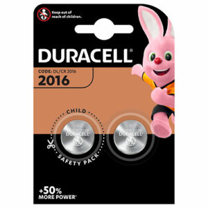 PILA LITIO BOTON CR2016 BLISTER 2 UD DUR