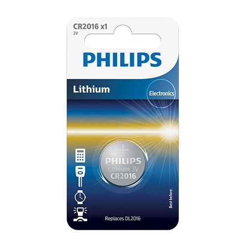PILA LITIO BOTON 3V 75MAH PHILIPS