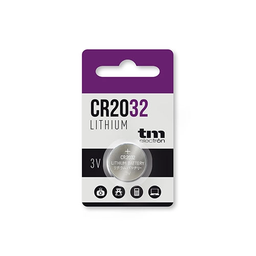 PILA LITIO BOTON 3V BLI. 1UN TM ELECTRON