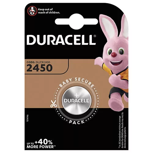 PILA LITIO BOTON 3V CR2450 DURACELL