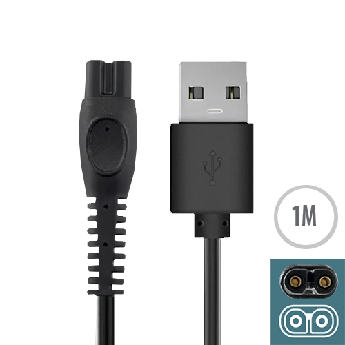 CONEXIÓN USB CARGA 5V AFEITADORA